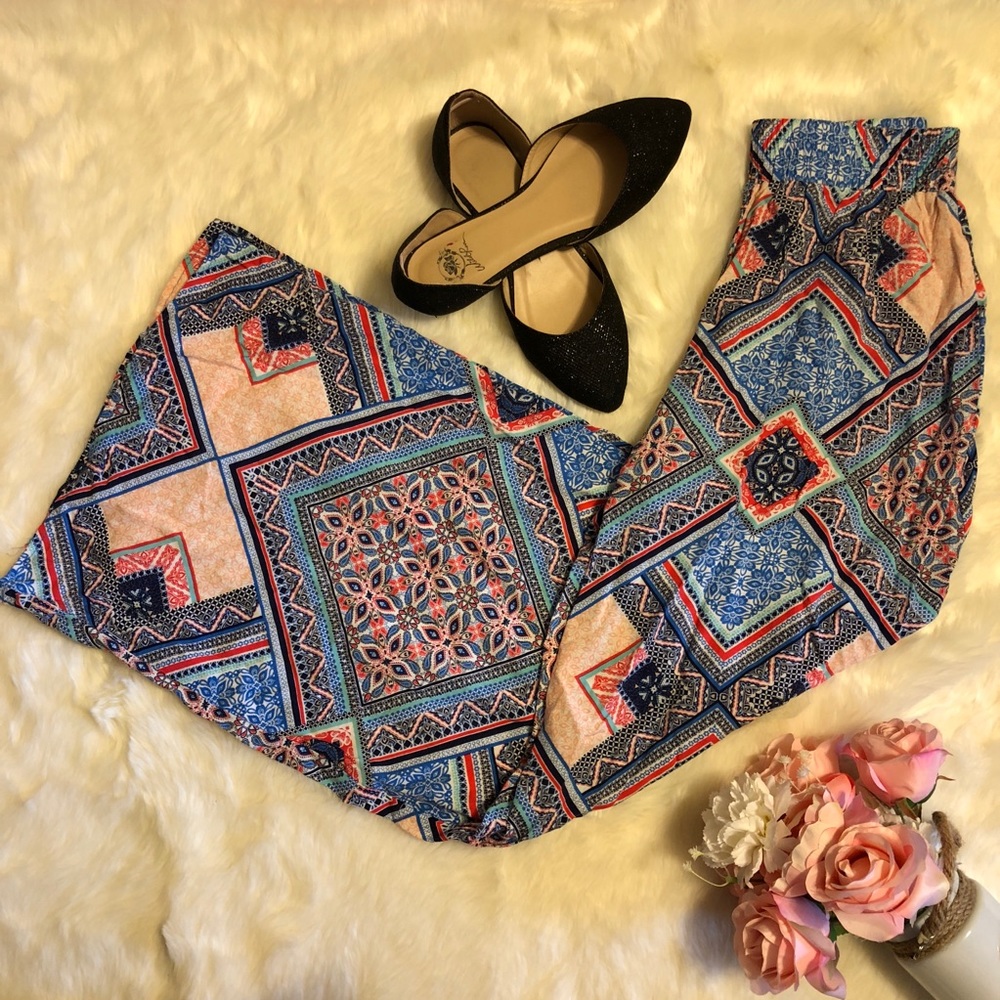 Printed Palazzo Pants